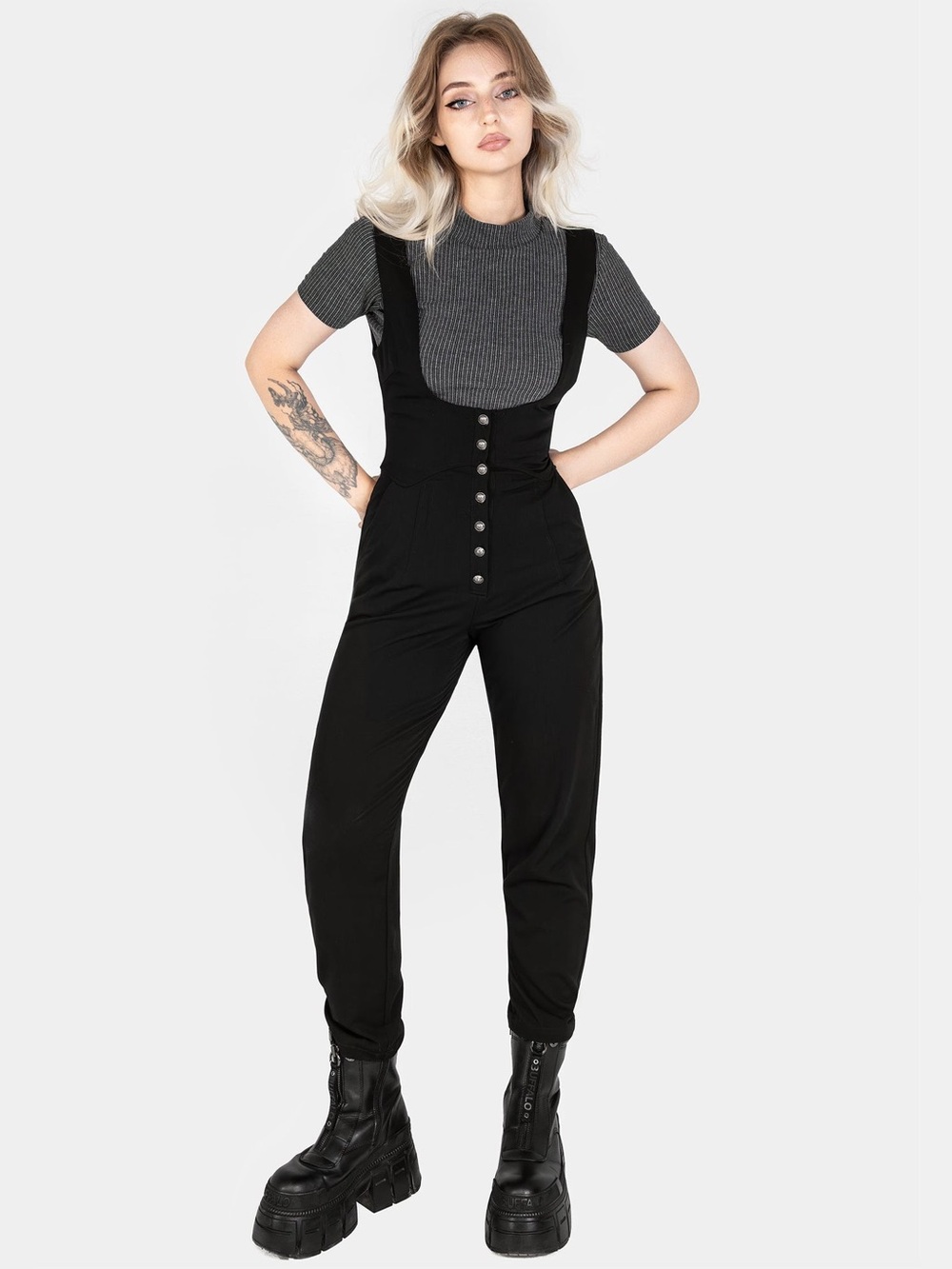 Disturbia Black Jumpsuit